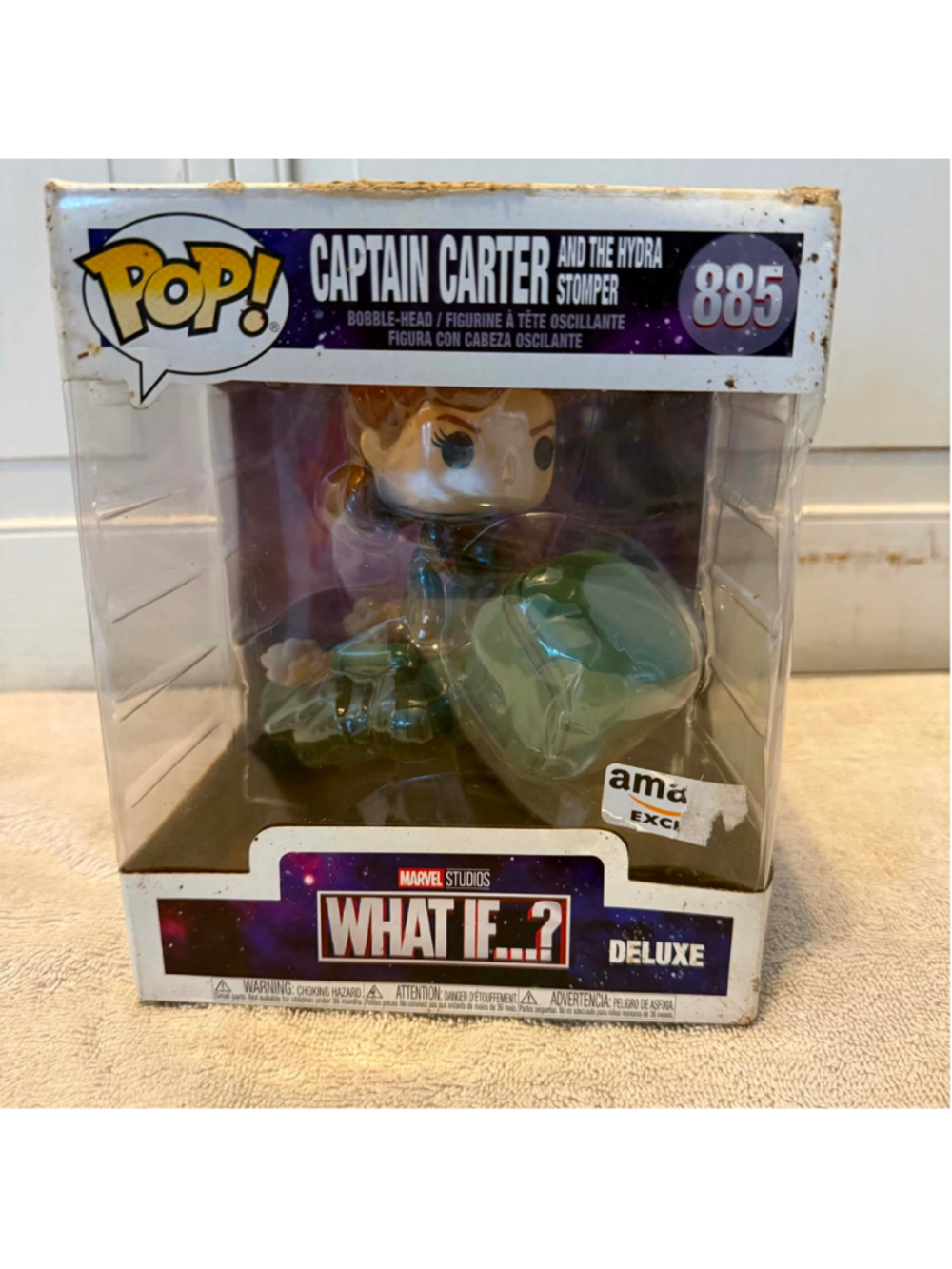 Funko Pop! Marvel What If...? Captain Carter & Hydra Stomper Deluxe Figure